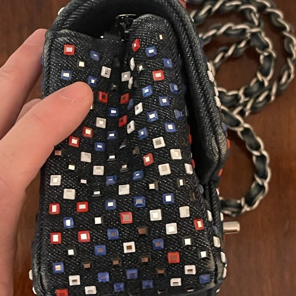 Chanel Mini Bijou Denim Shoulder Bag - Picture 5 of 10